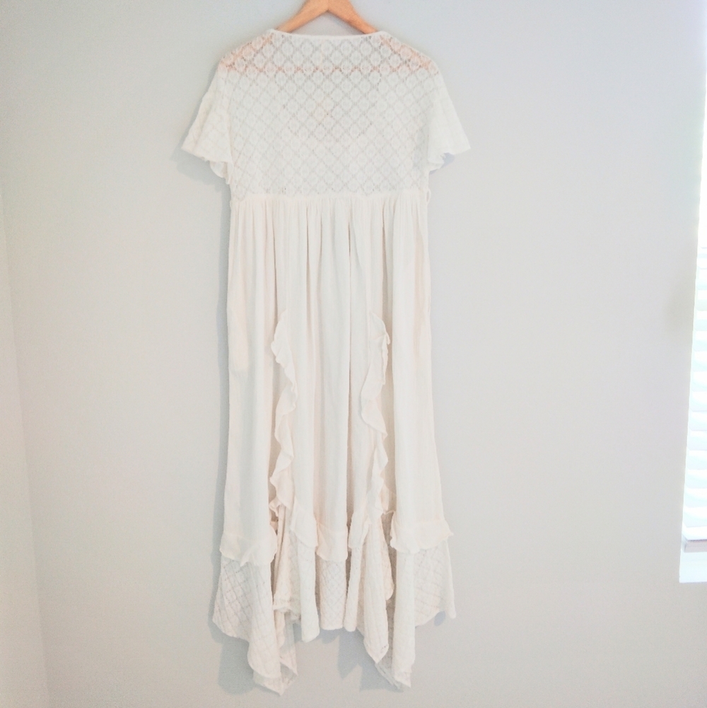 Free People Bring The Romance Handkerchief Hem Maxi Dress - Picture 5 of 8
